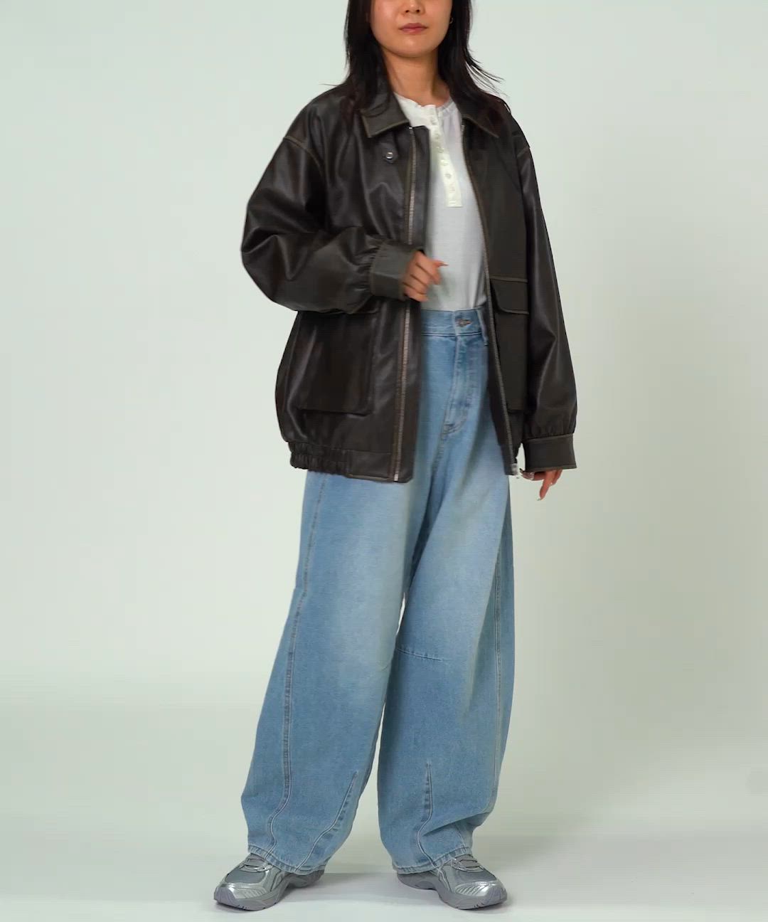 フェイクレザー フライト ジャケット（ブルゾン）｜Ray BEAMS（レイ