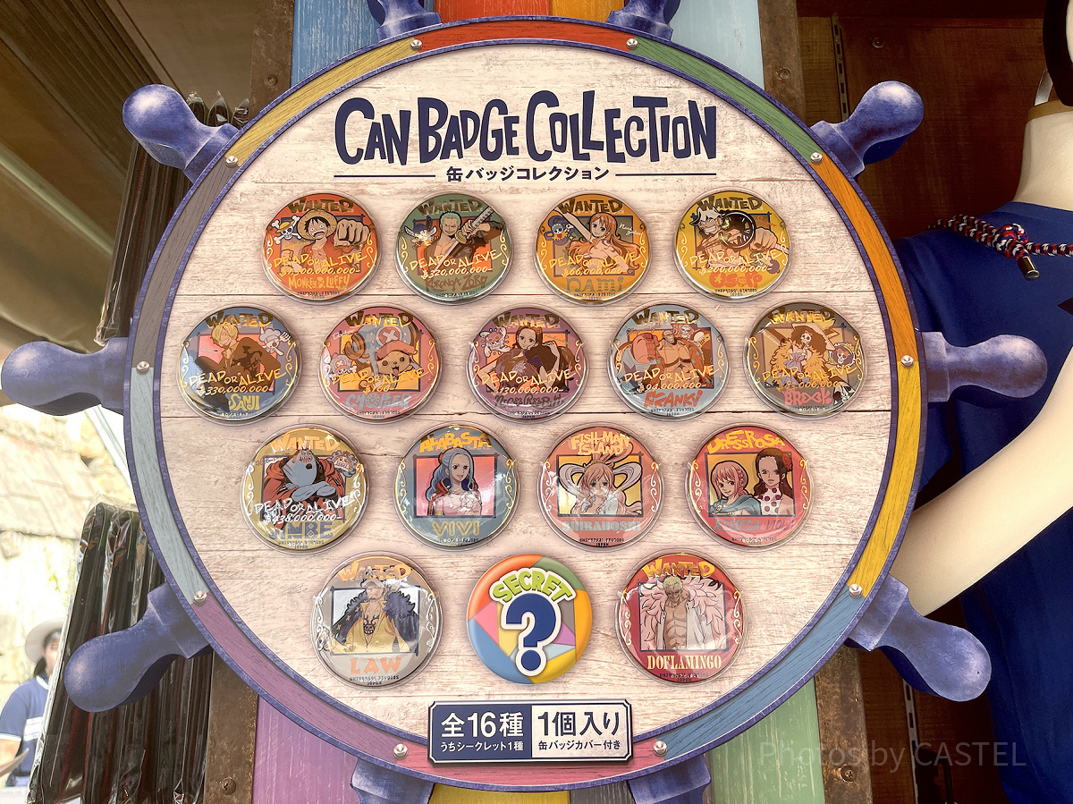 ワンピース USJ 2014/2015 15周年缶バッジ グッズ まとめ売り ONEPIECE