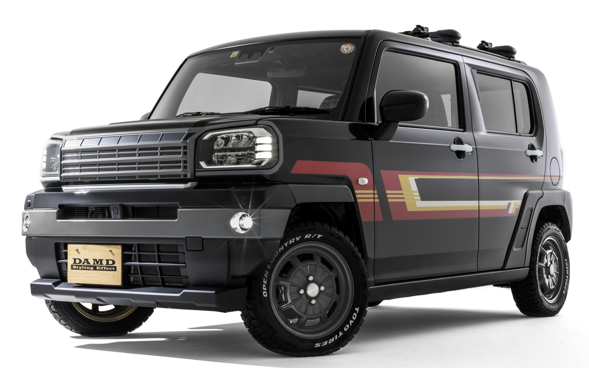 ダムド、ダイハツ「タフト」用ボディキット「80's Side Kick」 クール