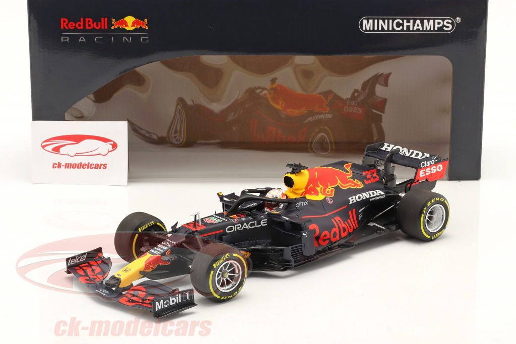 Minichamps 1:18 Max Verstappen Red Bull RB16B #33 方式 1 世界