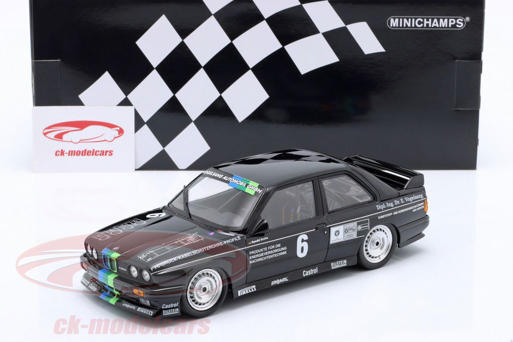 Minichamps 1:18 BMW M3 #6 Winner Hockenheim DTM 1987 Harald Grohs