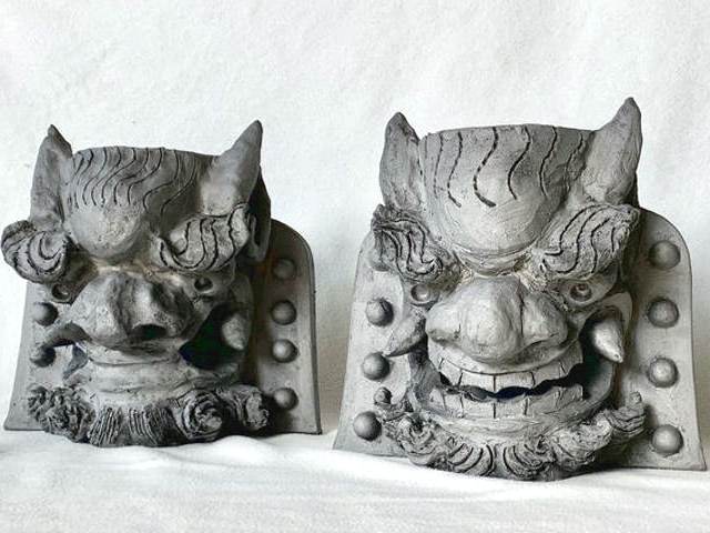 プレミアム☆女性鬼師kumiと一緒に本格的鬼瓦作り！お一人様貸し切り