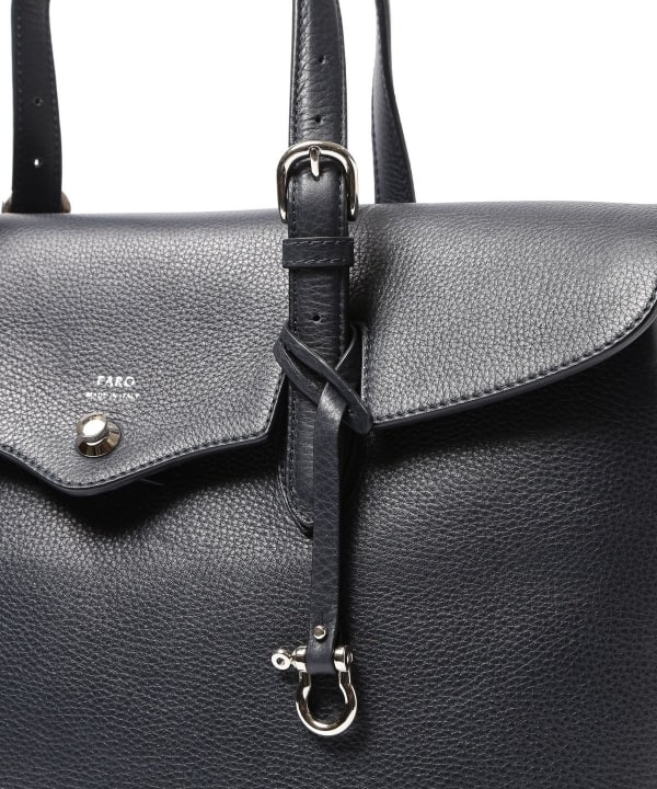 BEAMS F（ビームスF）【別注】FARO / FRATELLI レザー フラップ トート