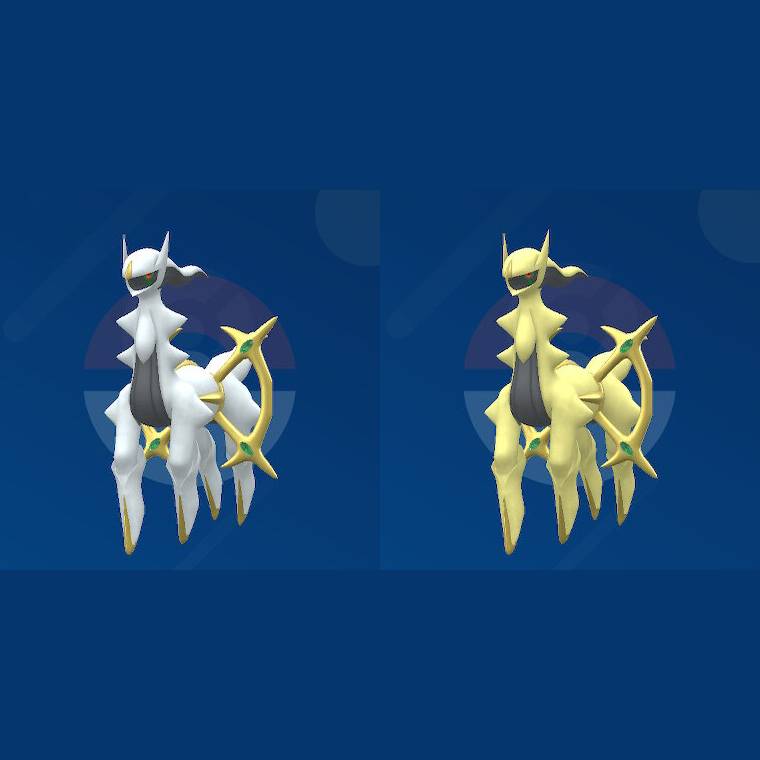 アルセウス + 色違いアルセウスセット 【スカーレット・バイオレット