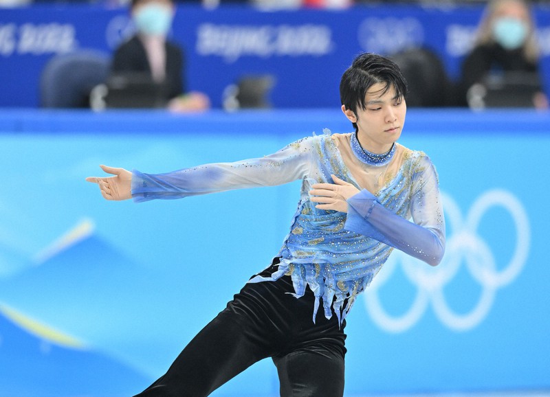羽生結弦「もう何も怖くない」 SP8位、フリーへ気持ち切り替え | 毎日新聞