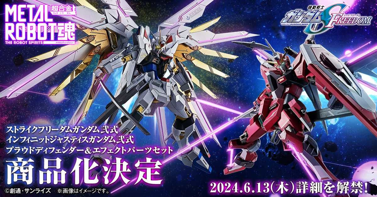 METAL ROBOT魂】『ガンダムSEED FREEDOM』「ストフリ弐式」「インジャ