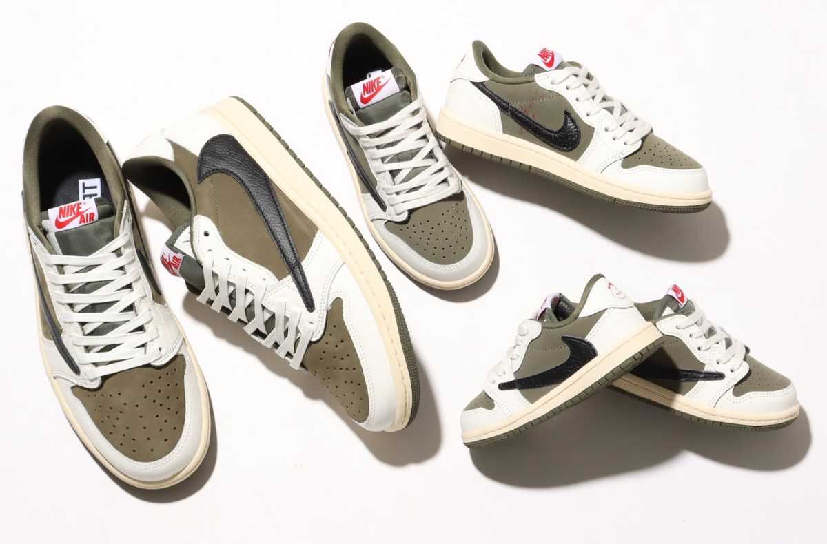 9/28・10/1・10/3発売｜Travis Scott × Nike Air Jordan 1 Low OG SP