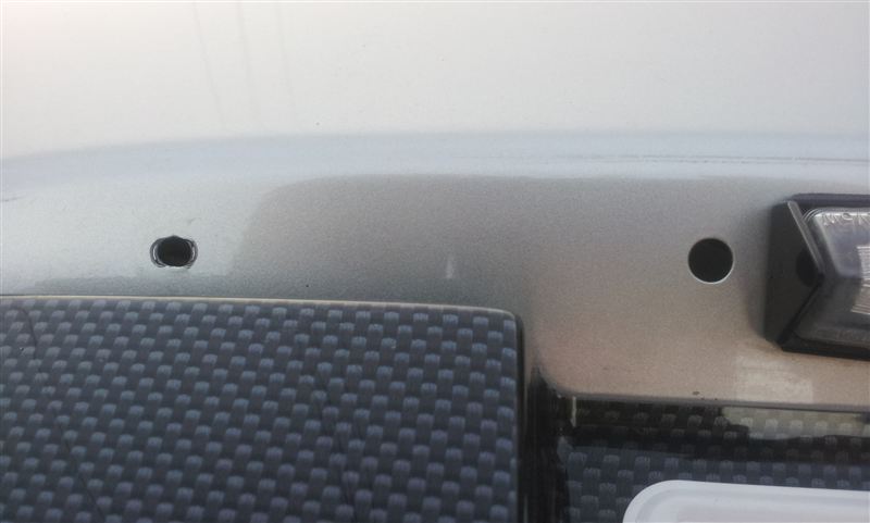 リヤガーニッシュ（メッキ）取り付け（トヨタ アリスト・16系）by 北川