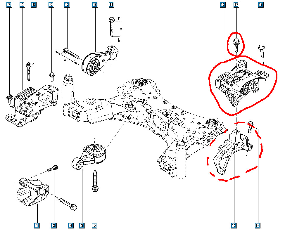 3RSのミッションマウントについて（ルノー メガーヌ ルノー・スポール