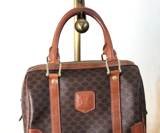 日本直送 名牌中古包 】CELINE セリーヌ マカダム ハンドバッグ
