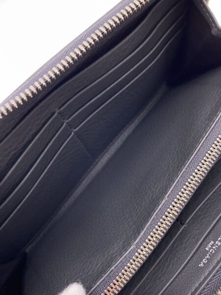 BALENCIAGA(バレンシアガ) / 長財布/レザー/BLK/無地/メンズ// | 中古