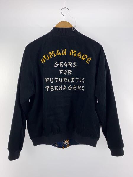HUMAN MADE(ヒューマンメイド) / スカジャン/L/コットン/BLK | 古着の