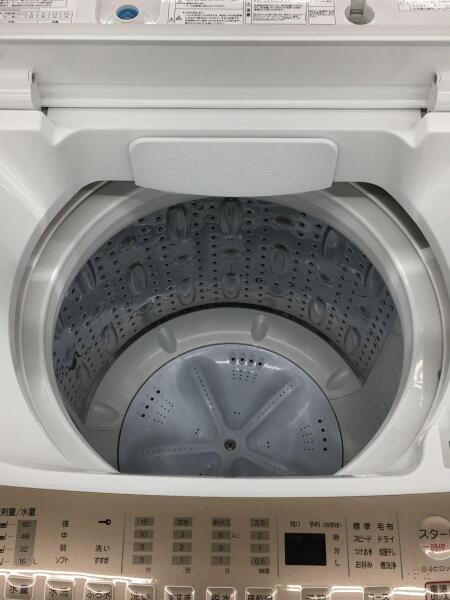 運搬取付無料！純正SHARPホワイト・コンパクトな電気洗濯乾燥機！完動品超