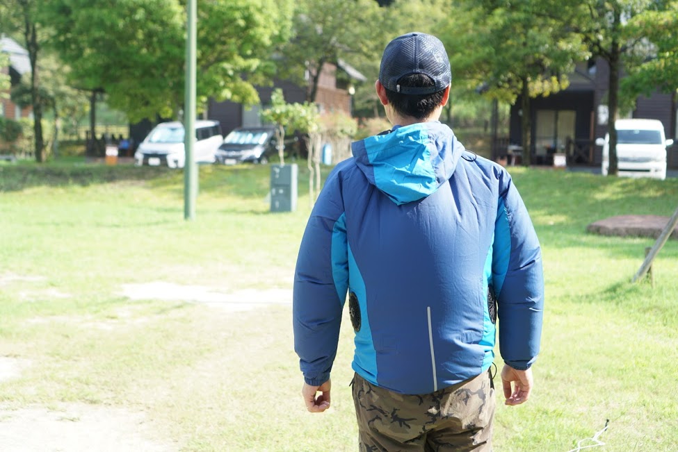 ワークマンの空調ウェアウインドコアで、扇風機を身にまとってみた