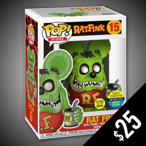 Funko Pop! Icons: Rat Fink (GITD) #15 – Chalice Collectibles