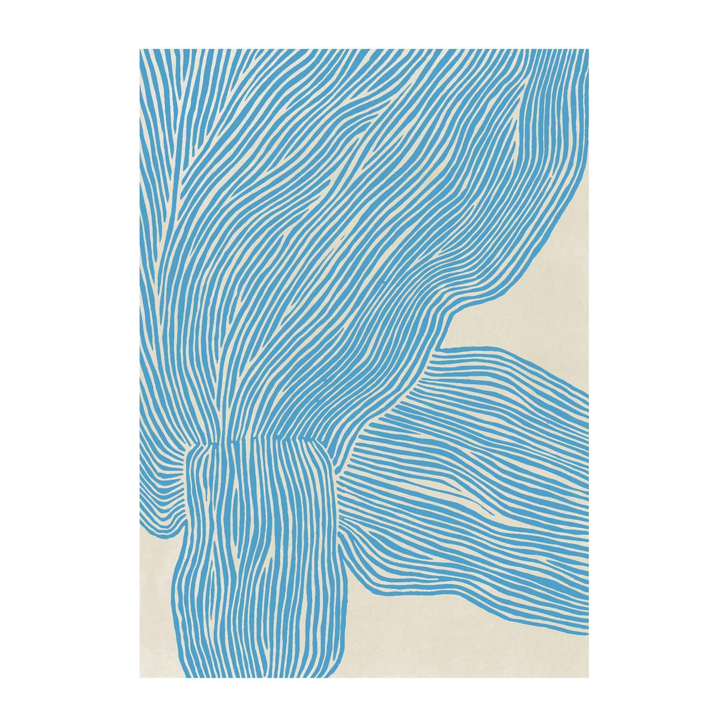 THE POSTER CLUB The Line - Blue 30×40｜正規販売 CONNECT