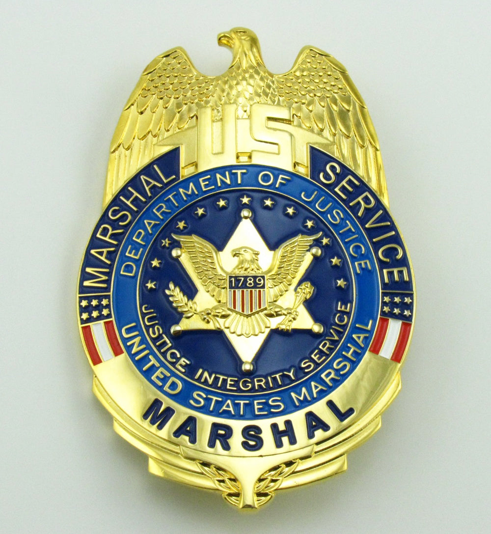 USMS US Marshal Service Badge Replica Movie Props – Cop Collectibles