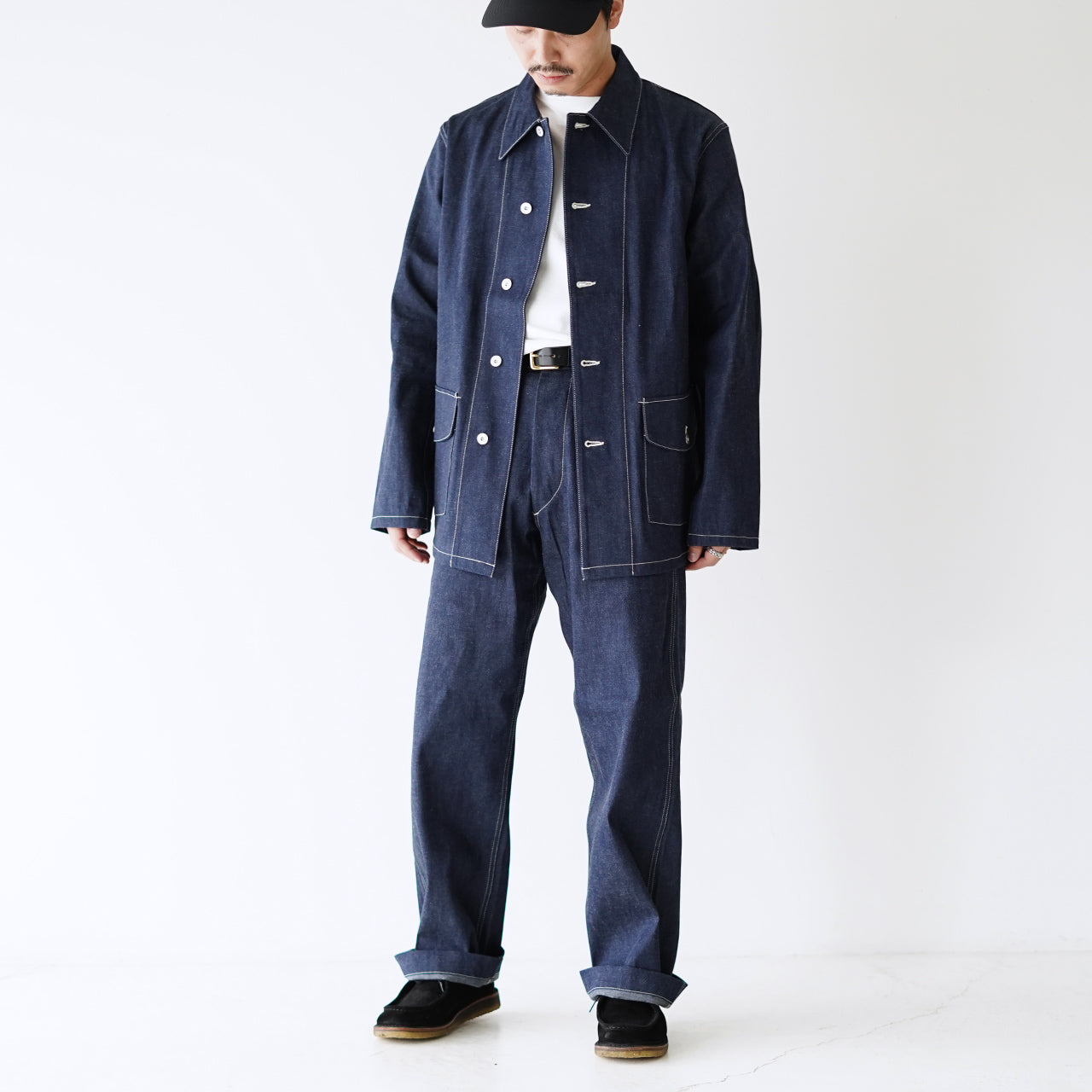 JABEZ CLIFF ジャベツクリフ レザーベルト STIRRUP 2.8cm イギリス製