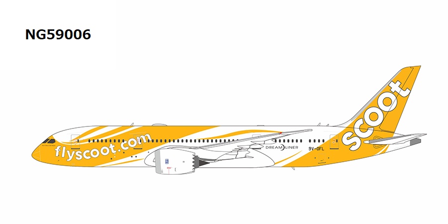 NG59006 NG MODELS SCOOT / スクート B787-8 9V-OFL 1:400 完売しま
