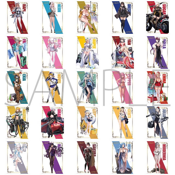 トレーディングクリアブロマイド NIKKE EXHIBITION 事後通販: キャラ