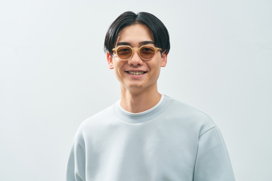 SUNCUTGlasses/UV100%CUT/クラウンパント型サングラス（ZA251G50-41C1