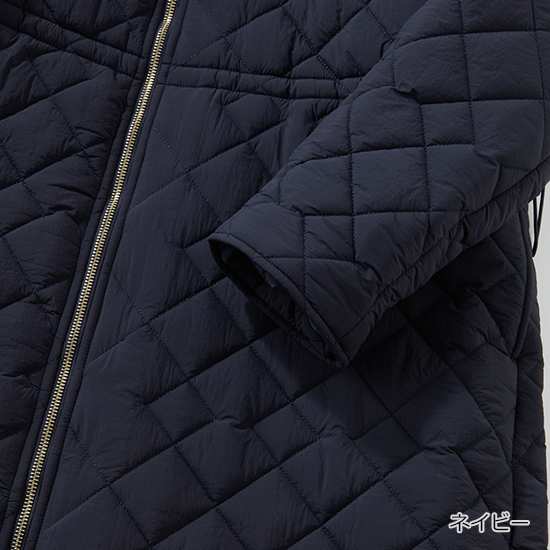 THREE SQUARE]キルティングフーディーコート | KOBUNSHA SELECT SHOP