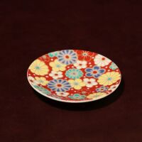 九谷焼豆皿 梅菊模様 - 九谷焼 - 伝統工芸王国