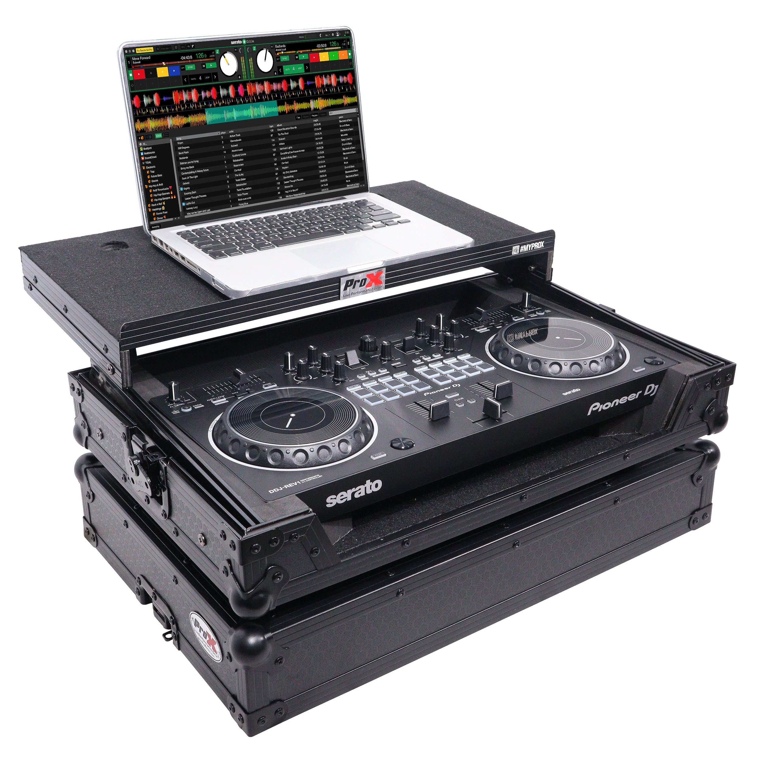 ProX X-DDJREV1LTBL ATA Flight Case for Pioneer DDJ-REV1 Controller