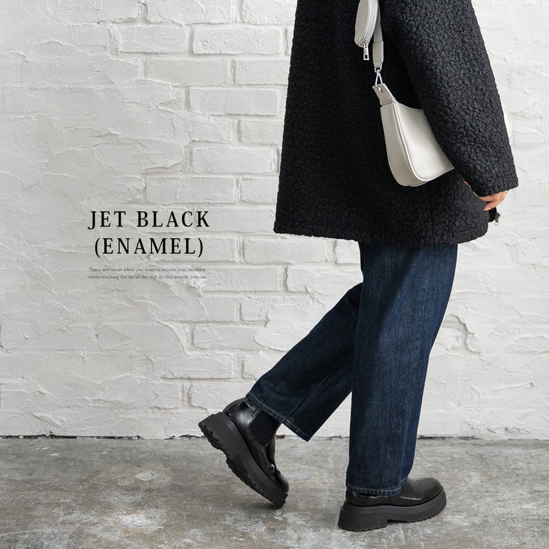 5cmヒールサイドゴアショートブーツ – レディースファッション通販の夢