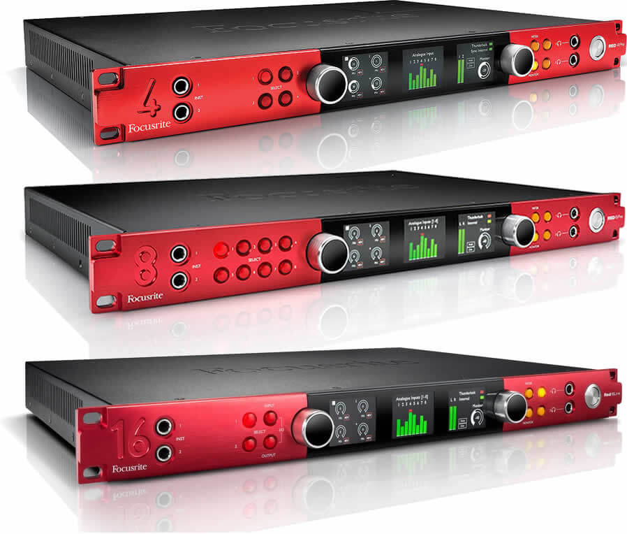 Focusrite REDシリーズ - Focusrite最高峰となるThunderbolt対応ラック