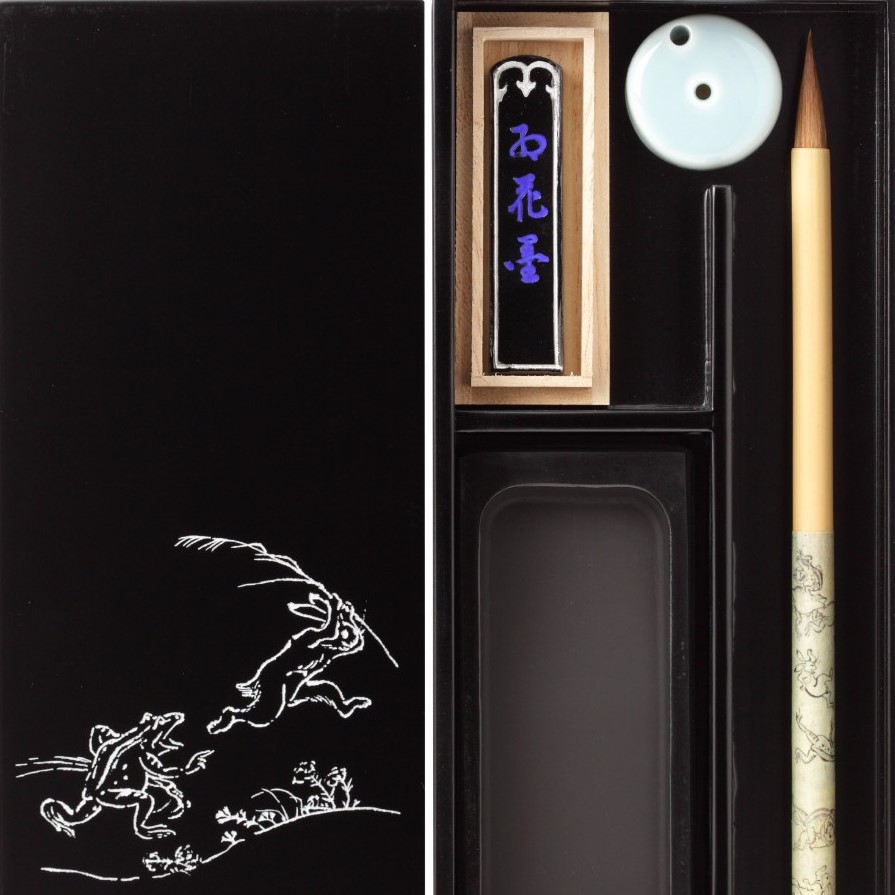 四国八十八箇所集印軸用森寛紹直筆箱書入り二重箱 四国八十八箇所集印