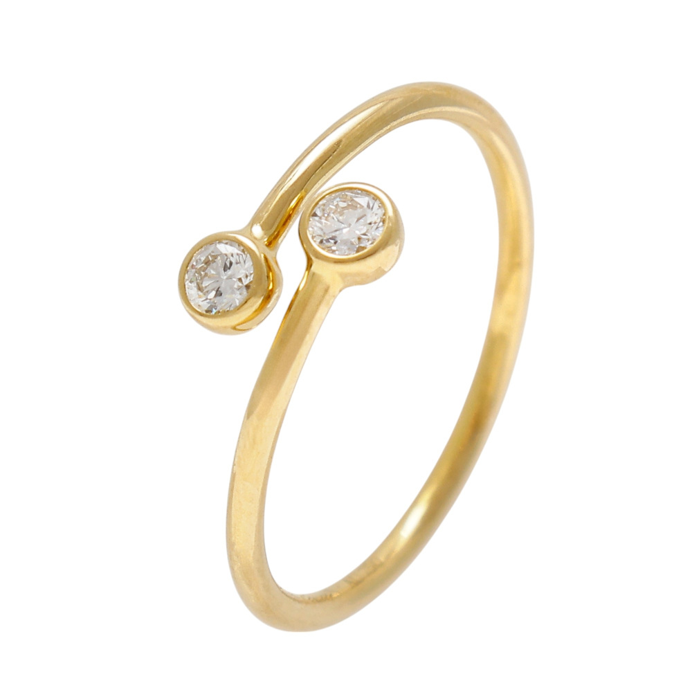 中古] ティファニー エルサペレッティ ダイヤモンド フープ リング