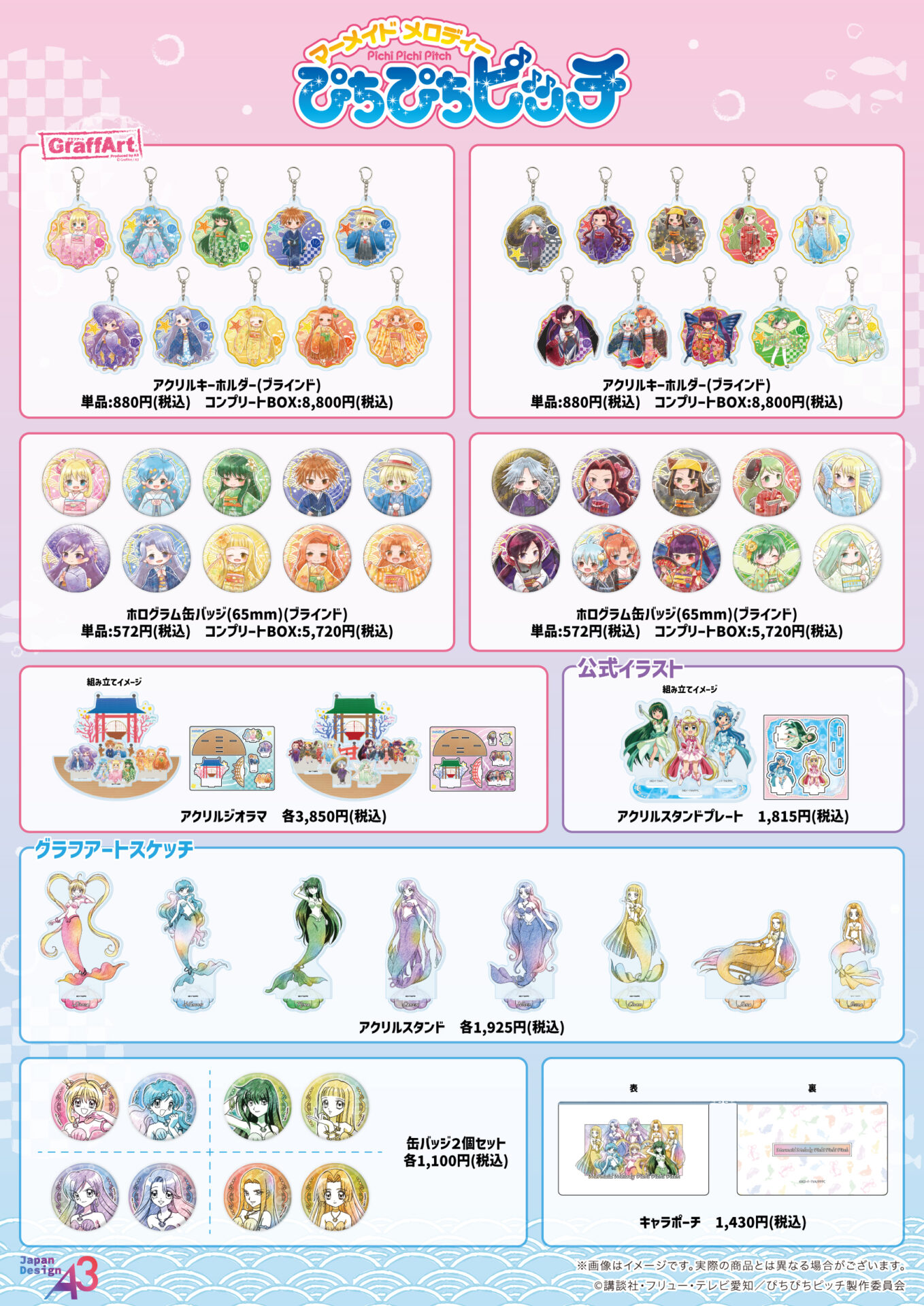 TVアニメ『マーメイドメロディー ぴちぴちピッチ』新作グッズが発売