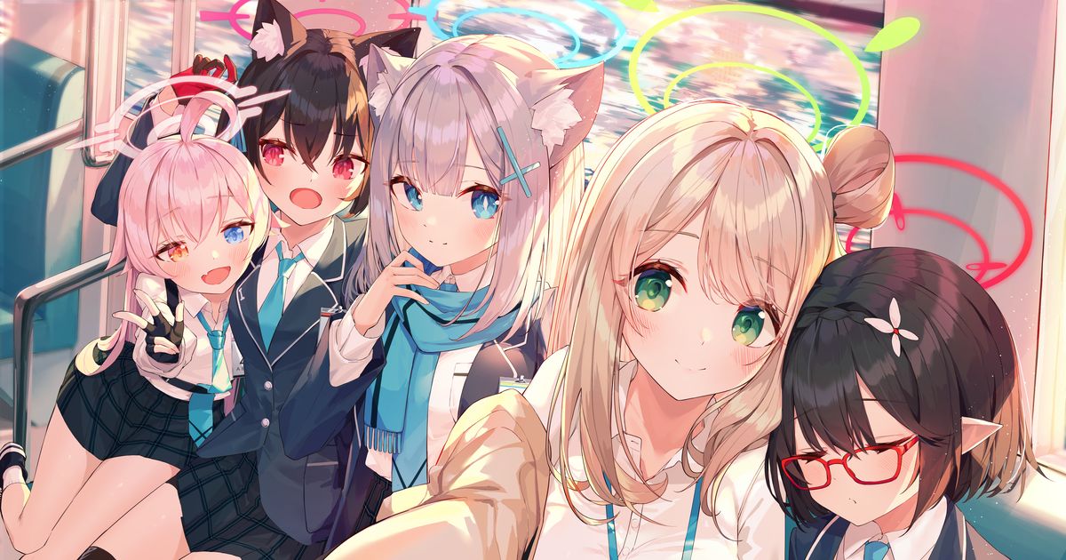 ブルーアーカイブ】アビドス高等学校と山海経高級中学校の生徒たちの