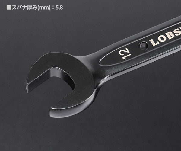 ロブテックス J-CRAFT99 ブラックラチェットコンビネーションレンチ(首