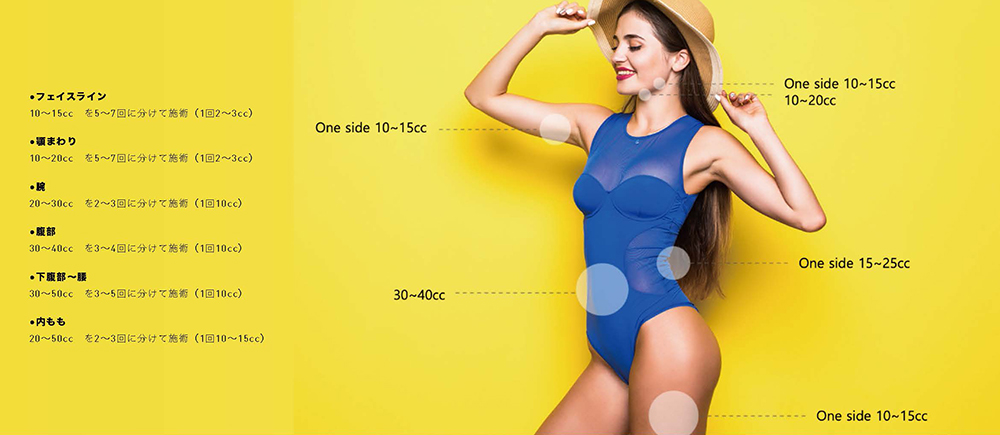 リピーター限定＞レモンボトル（10ml×5） 脂肪分解／脂肪溶解剤 特典付