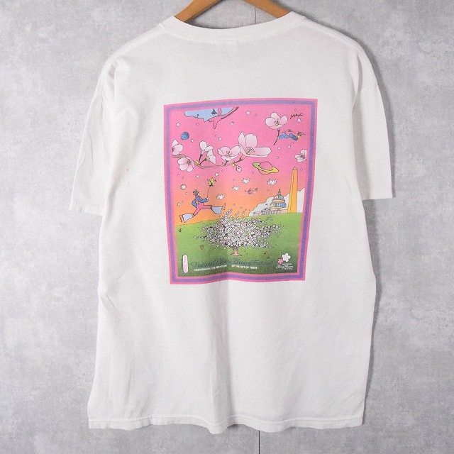 2010年代 2010s ピーターマックス 白 ホワイト Tシャツ アーティスト