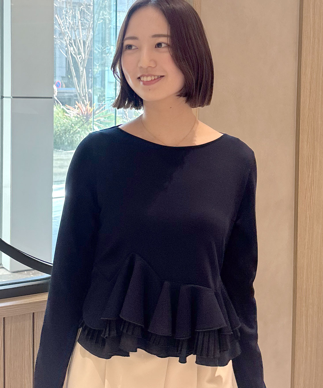 愛され名品】ランダムフリルペプラムトップス｜PETAL ONLINE（ペタル