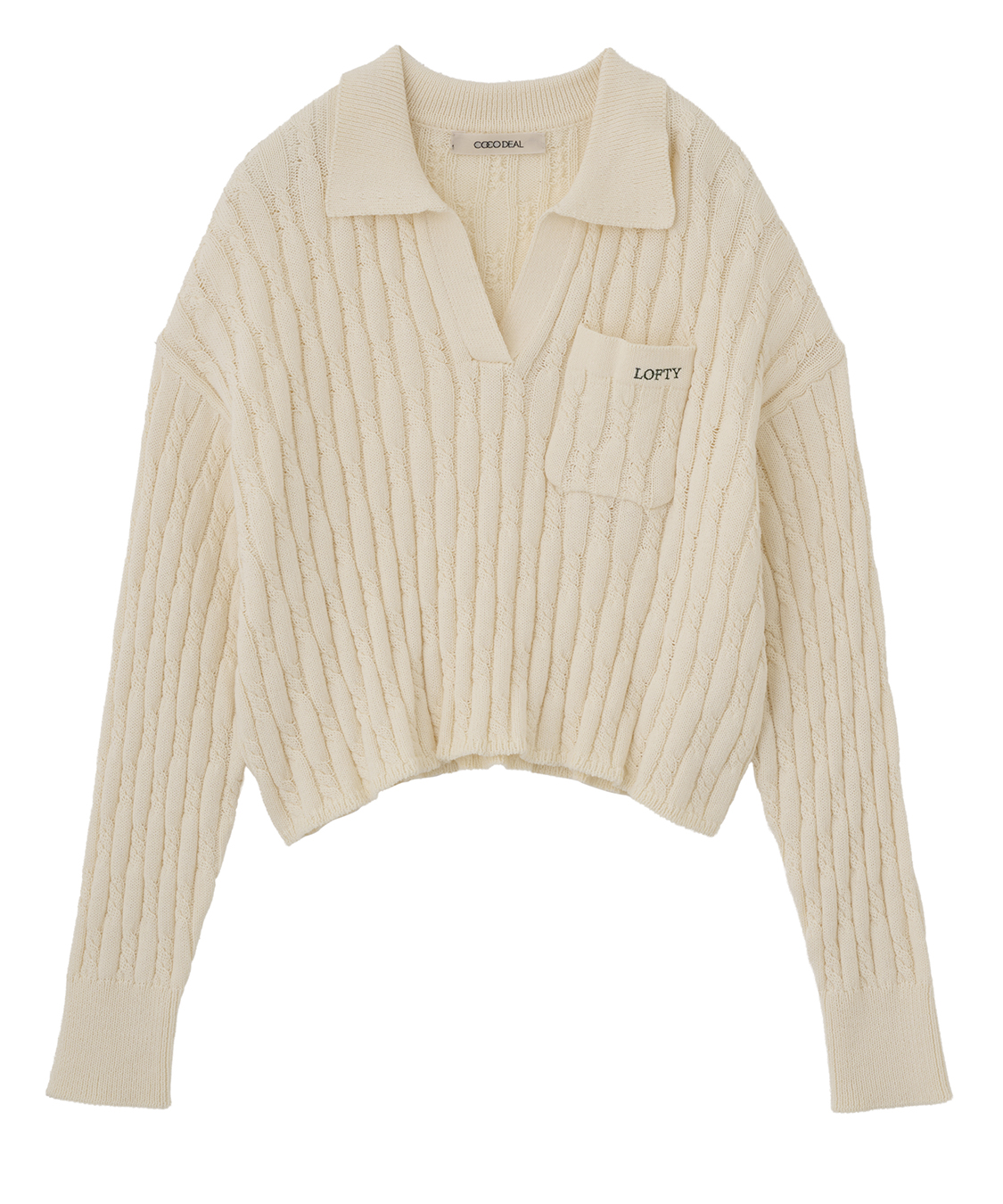 ケーブルスキッパーニット｜PETAL ONLINE（ペタルオンライン）