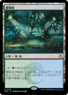 ダブルレインボウ・Foil】(399)□旧枠□《繁殖池/Breeding Pool