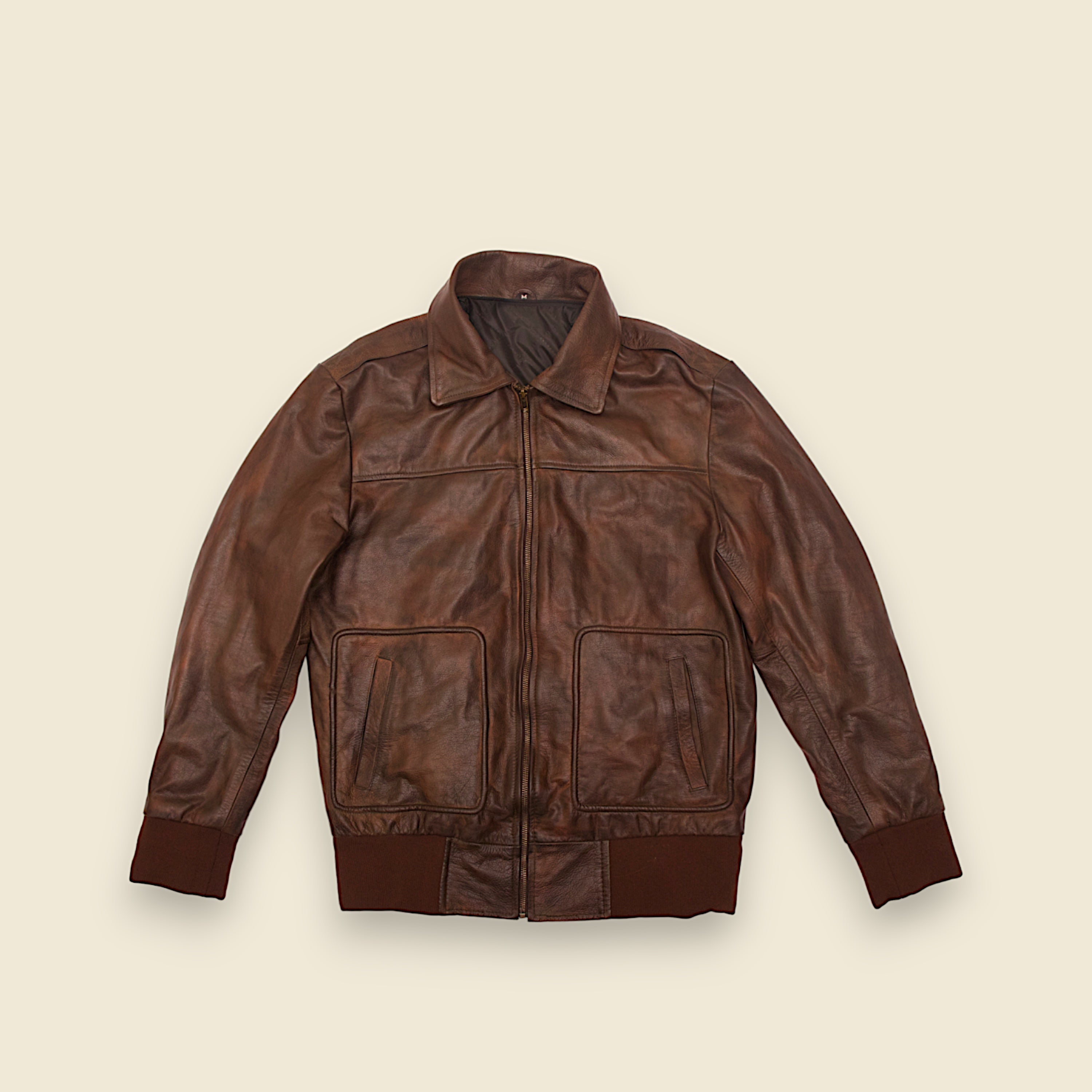 Rugged Sheepskin A-2 Flight Jacket - Frontineers