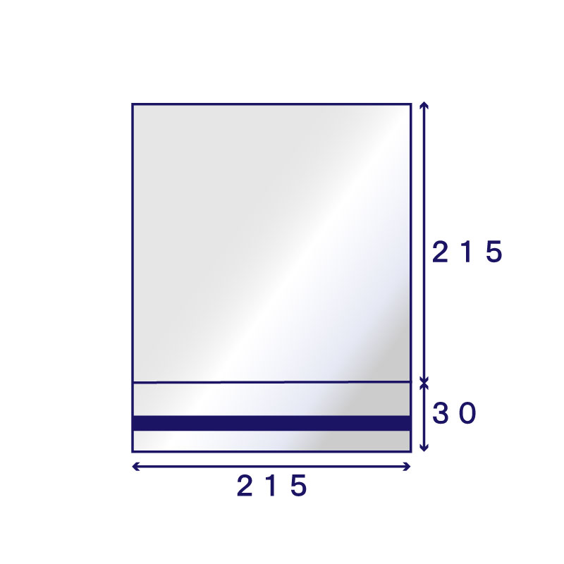 アルミ蒸着のり付袋 AZ-9A (215×215mm) 100枚入り | OPP・アルミ袋の