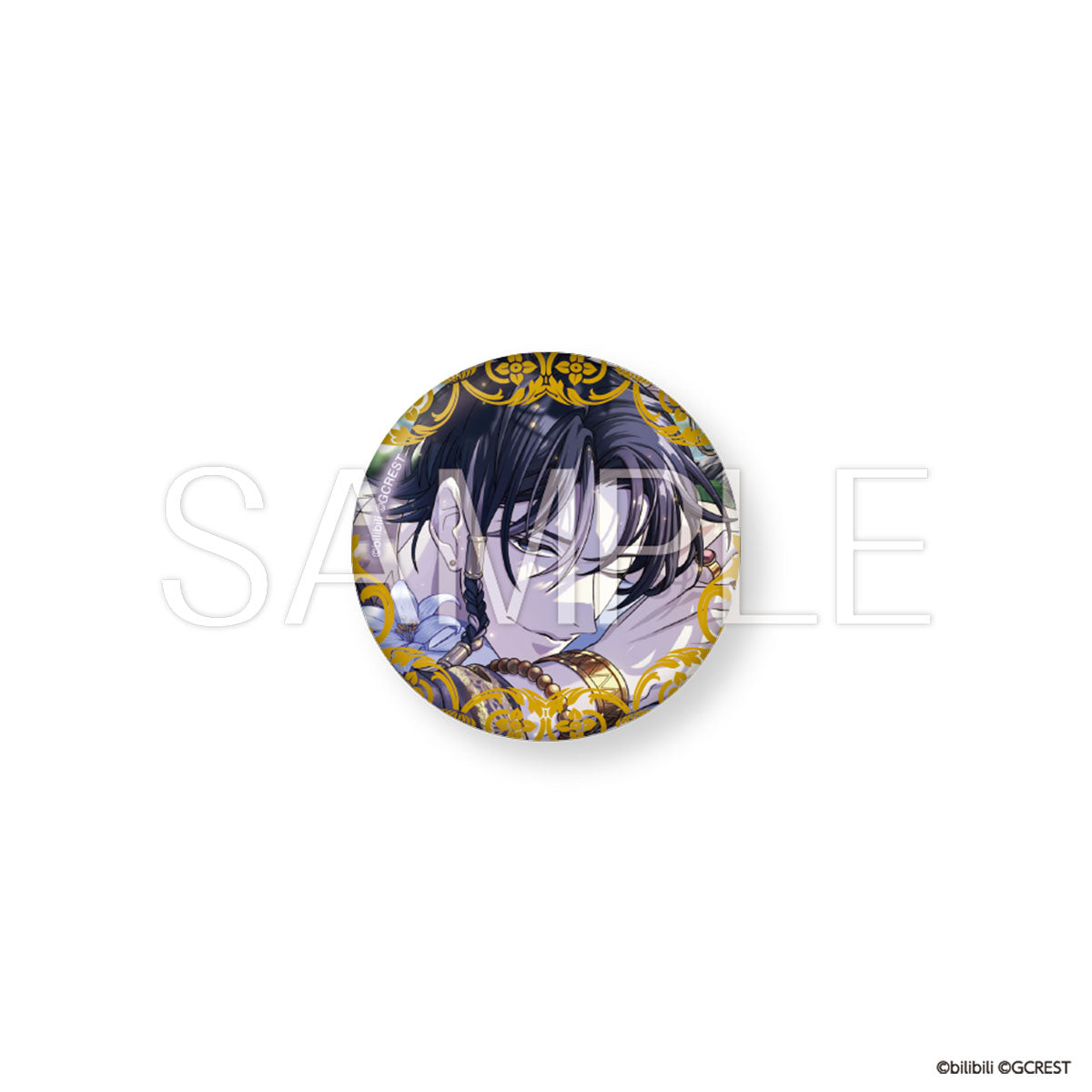 夢職人と忘れじの黒い妖精 大いなる預言と愛の試練 箔押し缶バッジ