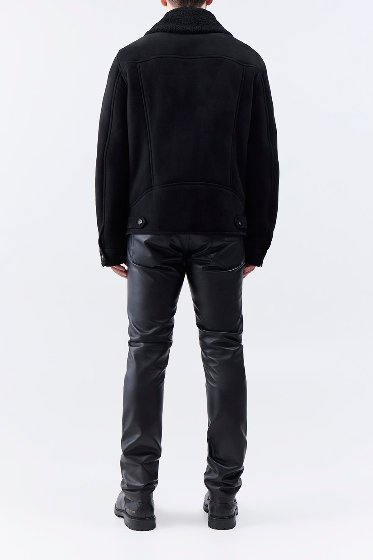 Pilot Jacket in Black Shearling – Gabriela Hearst