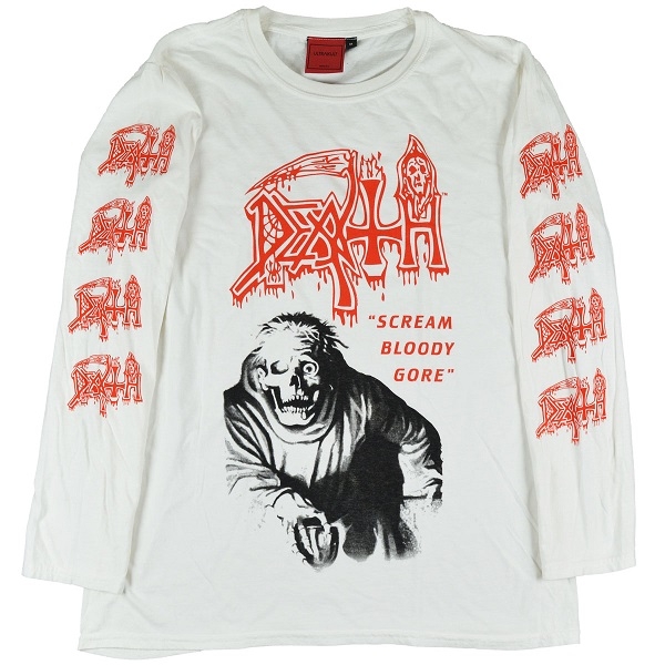DEATH Scream Bloody Gore ロングスリーブ Tシャツ | GEEKHEAD