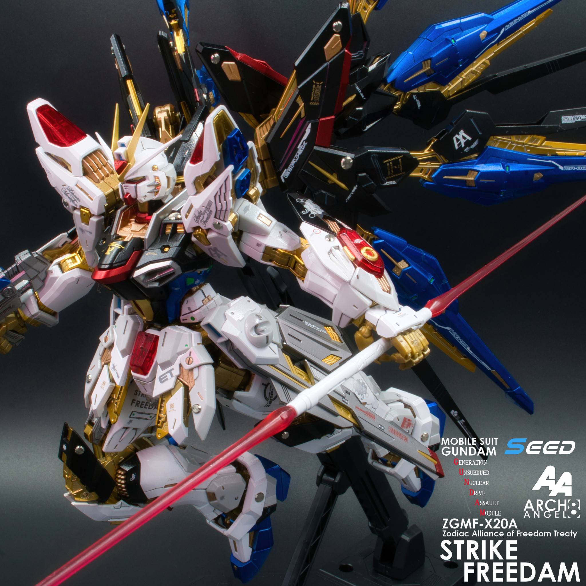 ZGMF-X20A_ストライクフリーダム_MGEX｜おすぎさんのガンプラ作品