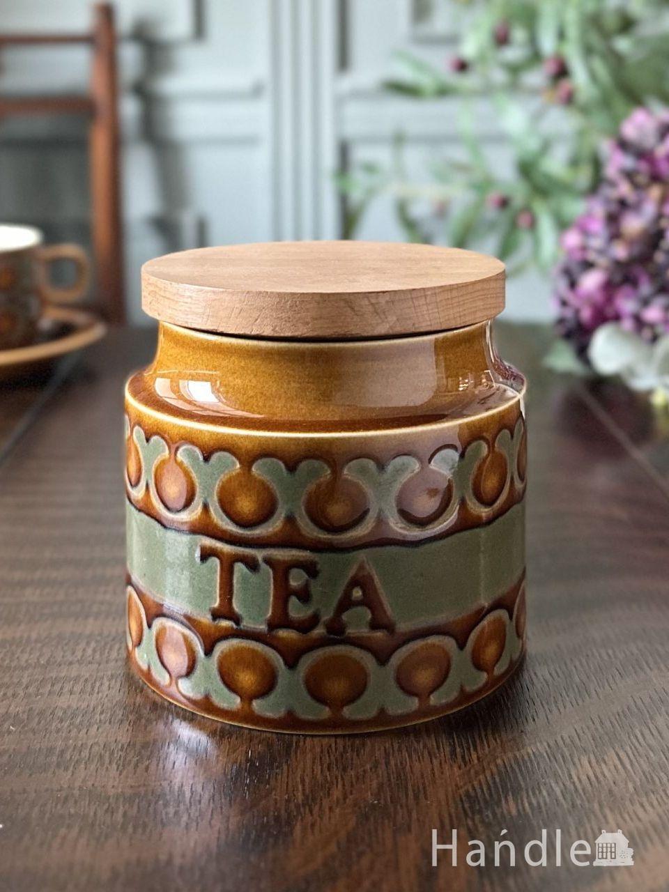 ⭐︎イギリスアンティークFLour 蓋付きキャニスター イギリス