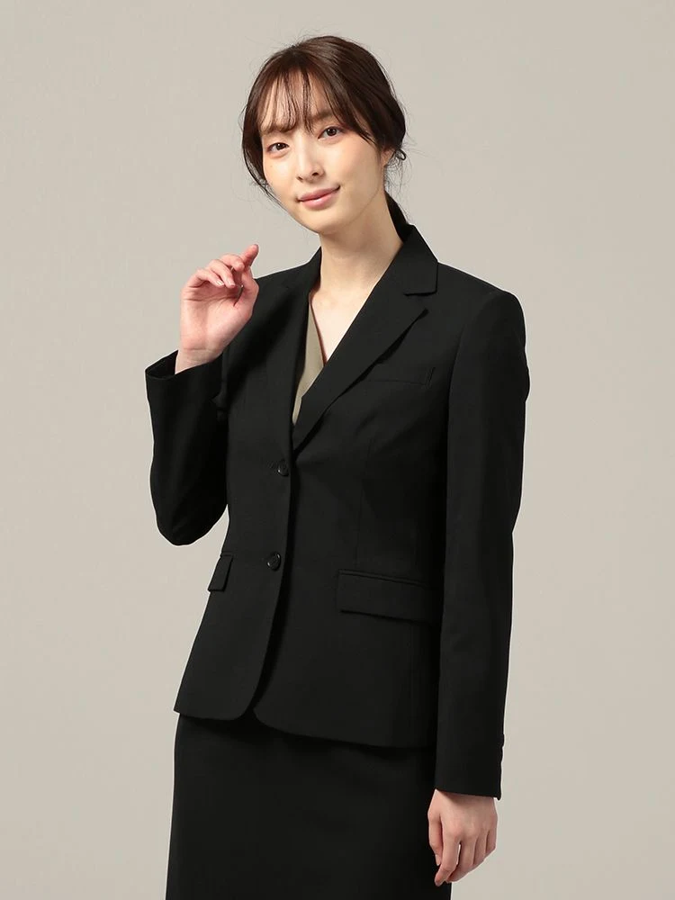軽量】 ビジネス2つボタン 超軽量サマーリクルート ジャケット 春夏