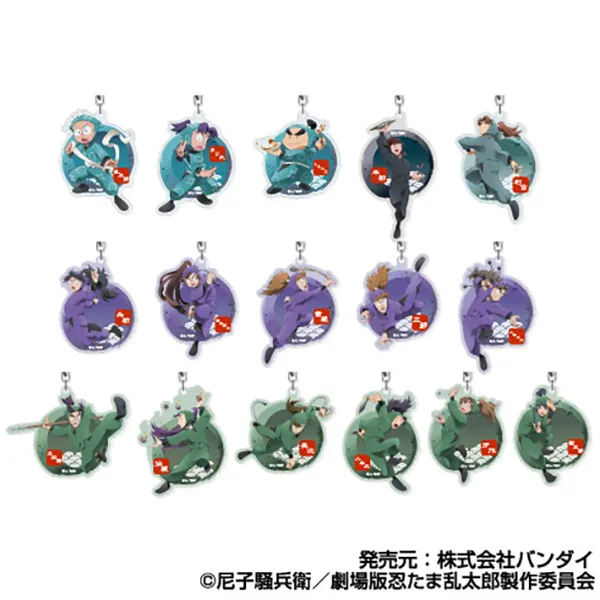 最終お値下げ！10BOX☆ 忍たま乱太郎 まるかくカンバッジ 楽天