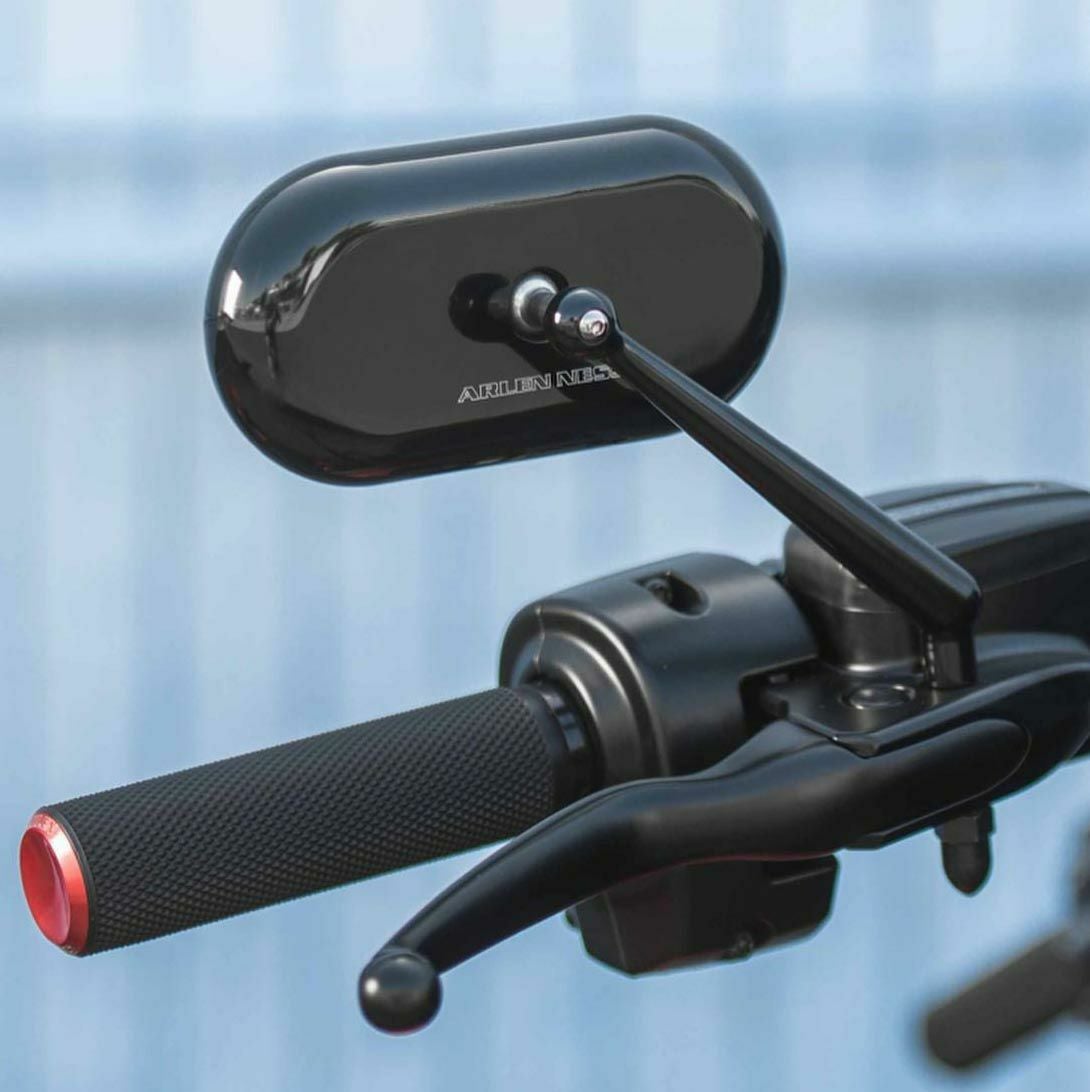 クリアキン ヘビーインダストリー・ミラー ブラック |ハーレーパーツ